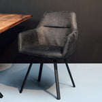 Eetkamerstoel Raaf | Bull Antraciet