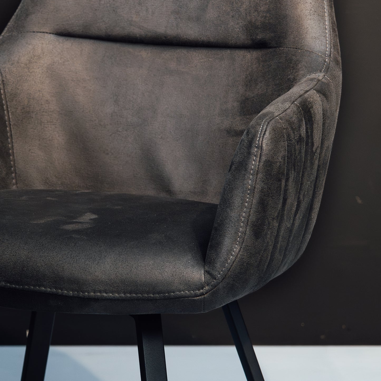 Eetkamerstoel Raaf | Bull Antraciet