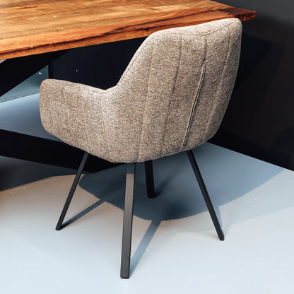 Eetkamerstoel Raaf | Stof Taupe