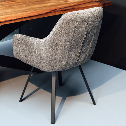 Eetkamerstoel Raaf | Stof Grijs