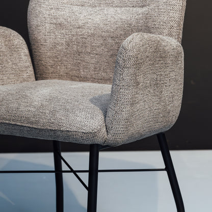 Eetkamerstoel Juul | Met Armleuning | Grijs