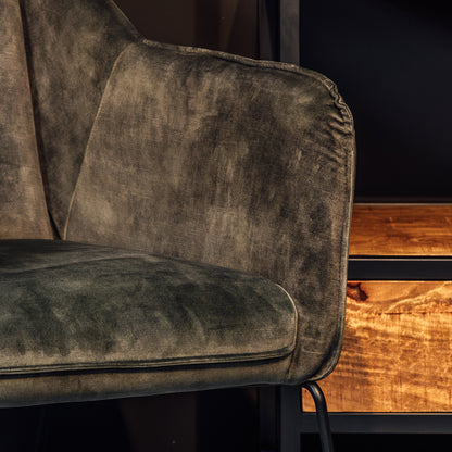 Fauteuil Yuno | Velvet Groen