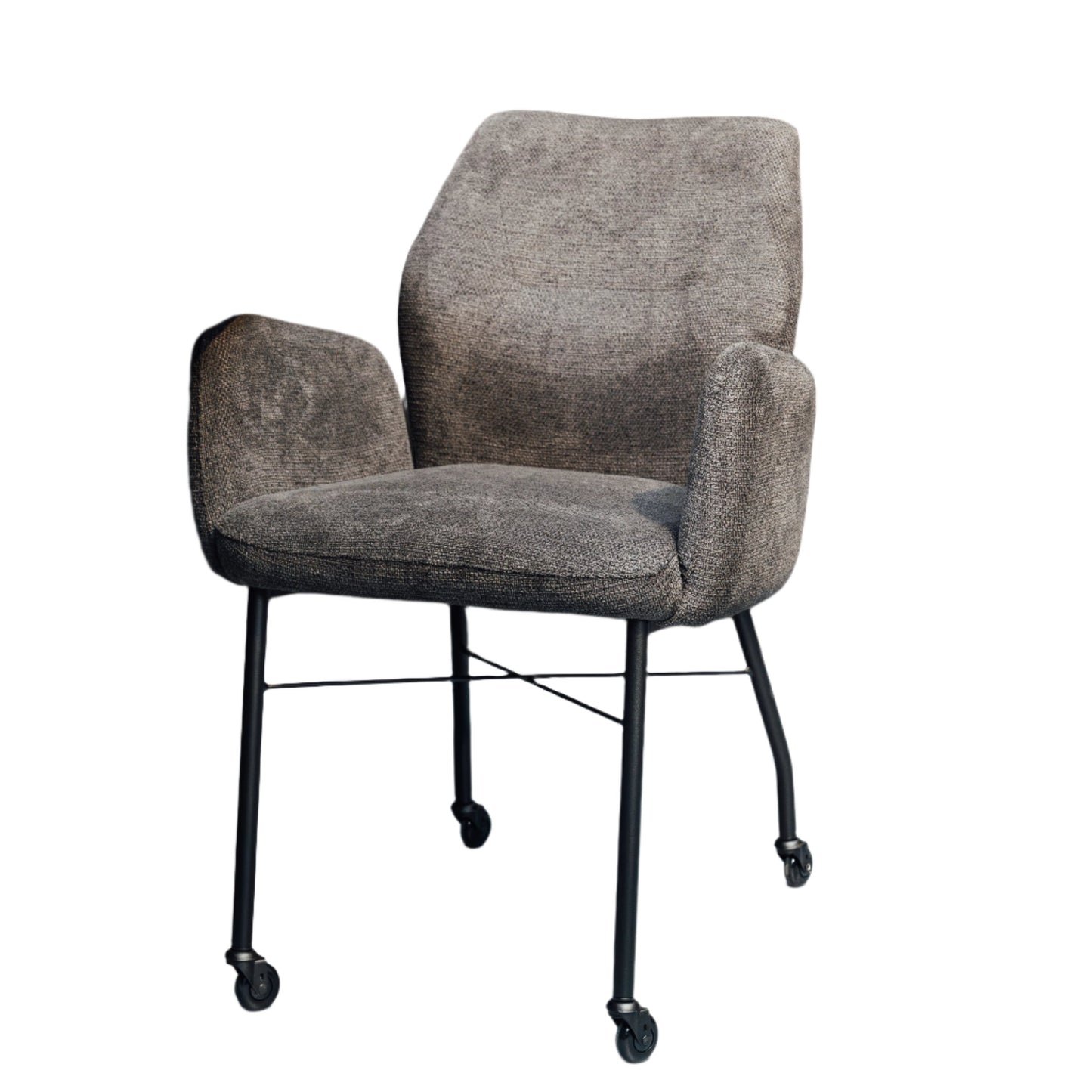 Eetkamerstoel Juul  | Met Armleuning | Donker Grijs