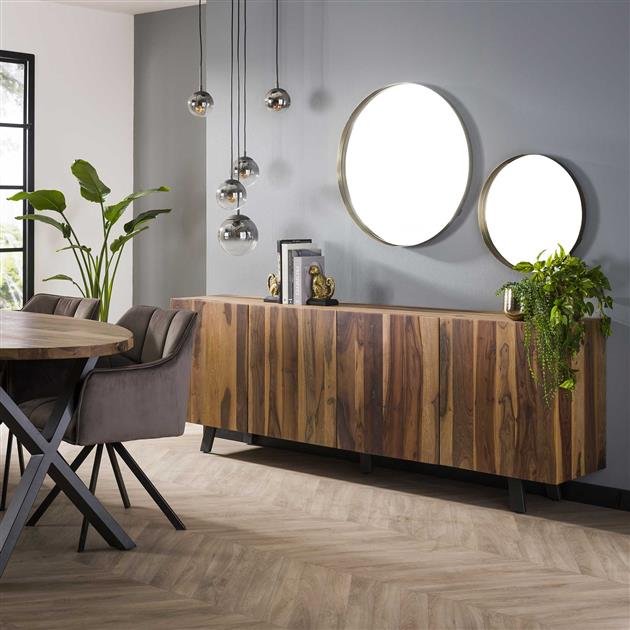 Dressoir Daytona | Naturel Notenhout