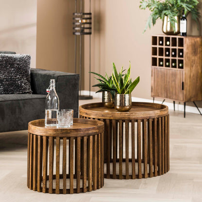 Salontafel Set Tweak | Naturel Mangohout
