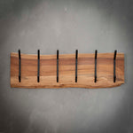 Kapstok Edge 2x6 haken, vooraanzicht in een interieur