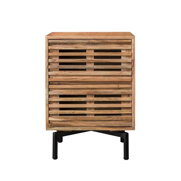 Nachtkastje Slide | Naturel Acaciahout