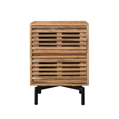 Nachtkastje Slide | Naturel Acaciahout