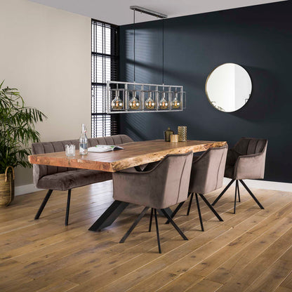 Eetkamerstoel Raster | Champagne Velours