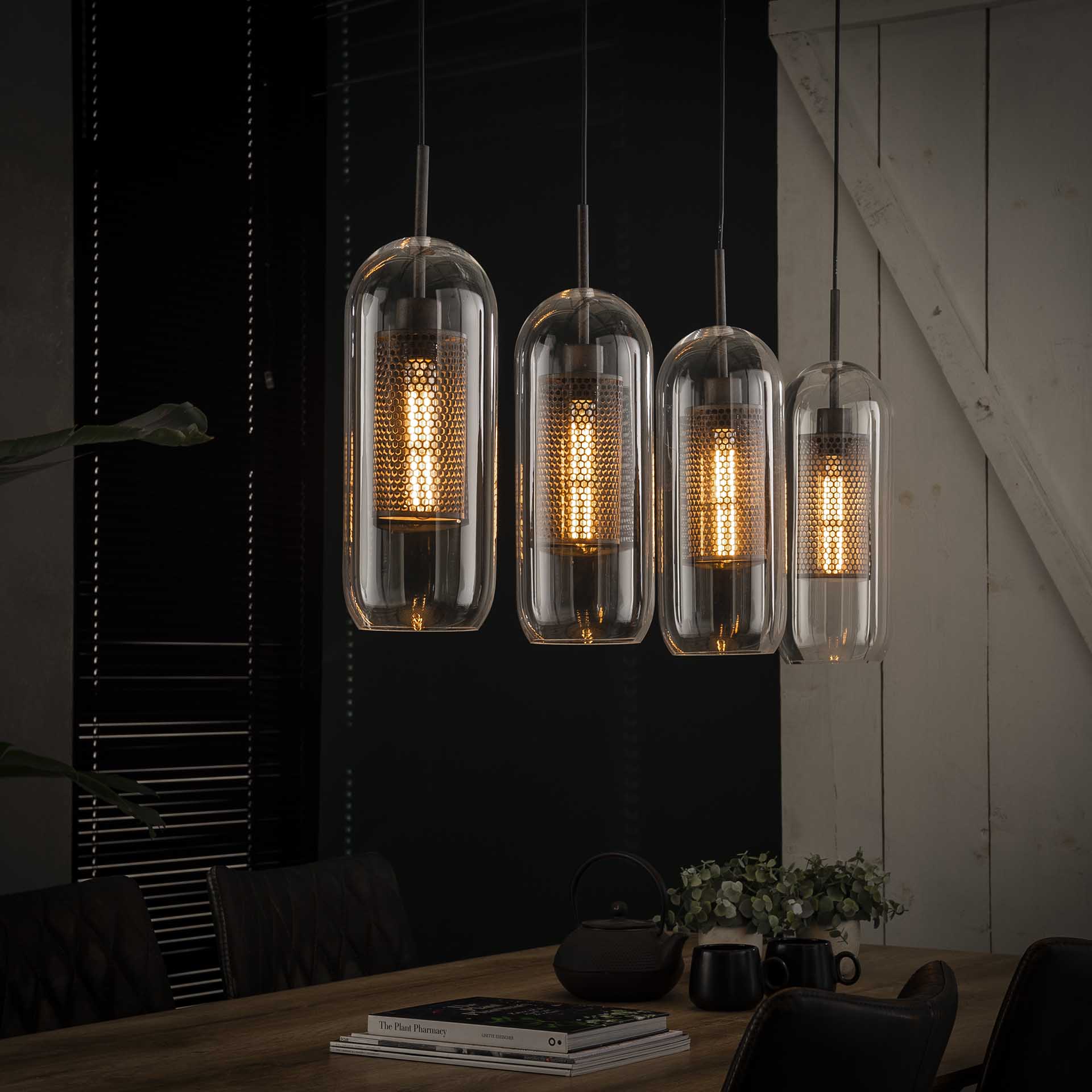 Hanglamp_GlasStaal_1