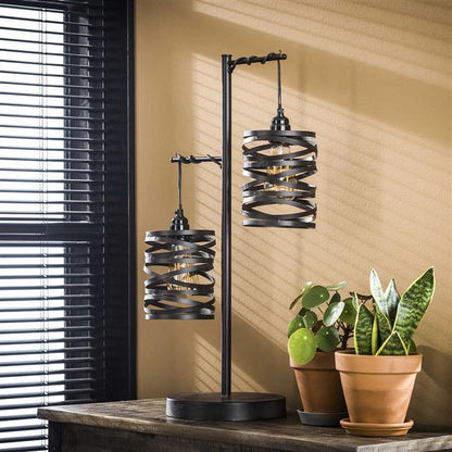 Tafellamp Spindle | Grijs Metaal