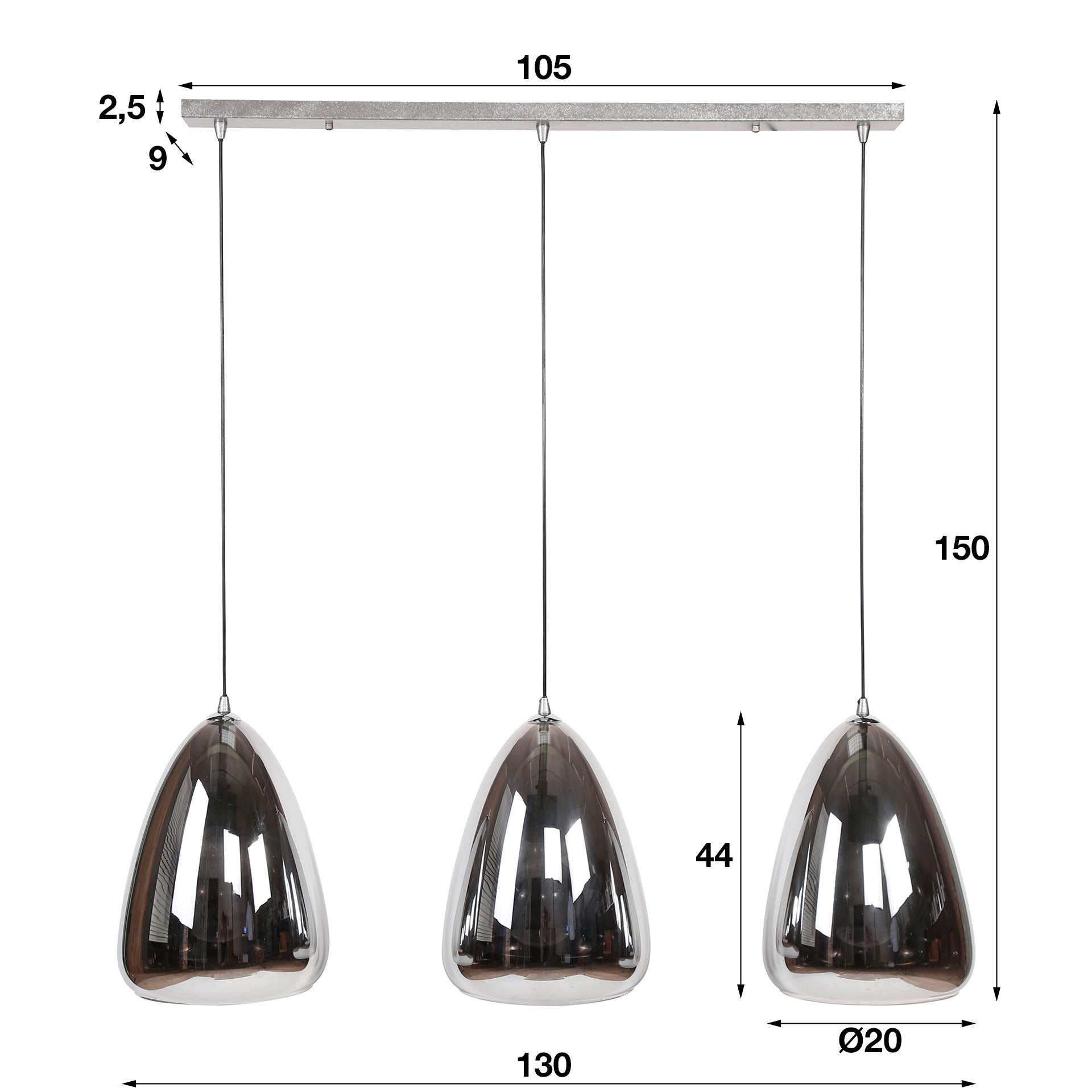 Hanglamp_SilverPearlGlass_4