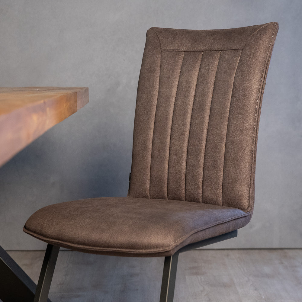 eetkamerstoel met hoge rugleuning amara antraciet