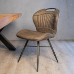 army groene eetkamerstoel zonder armleuning splash 