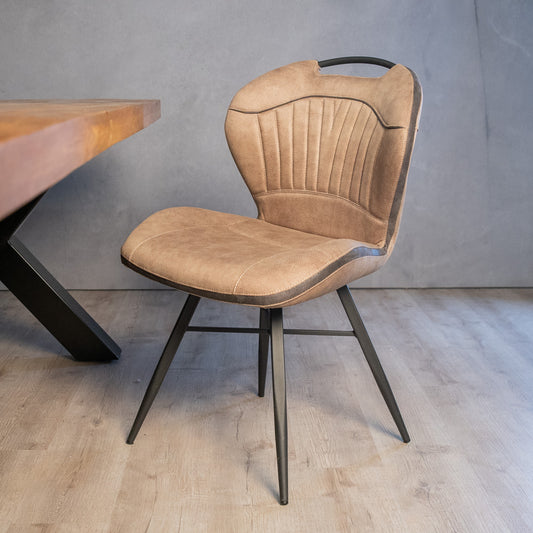 eetkamerstoel splash zonder armleuning en met handvat