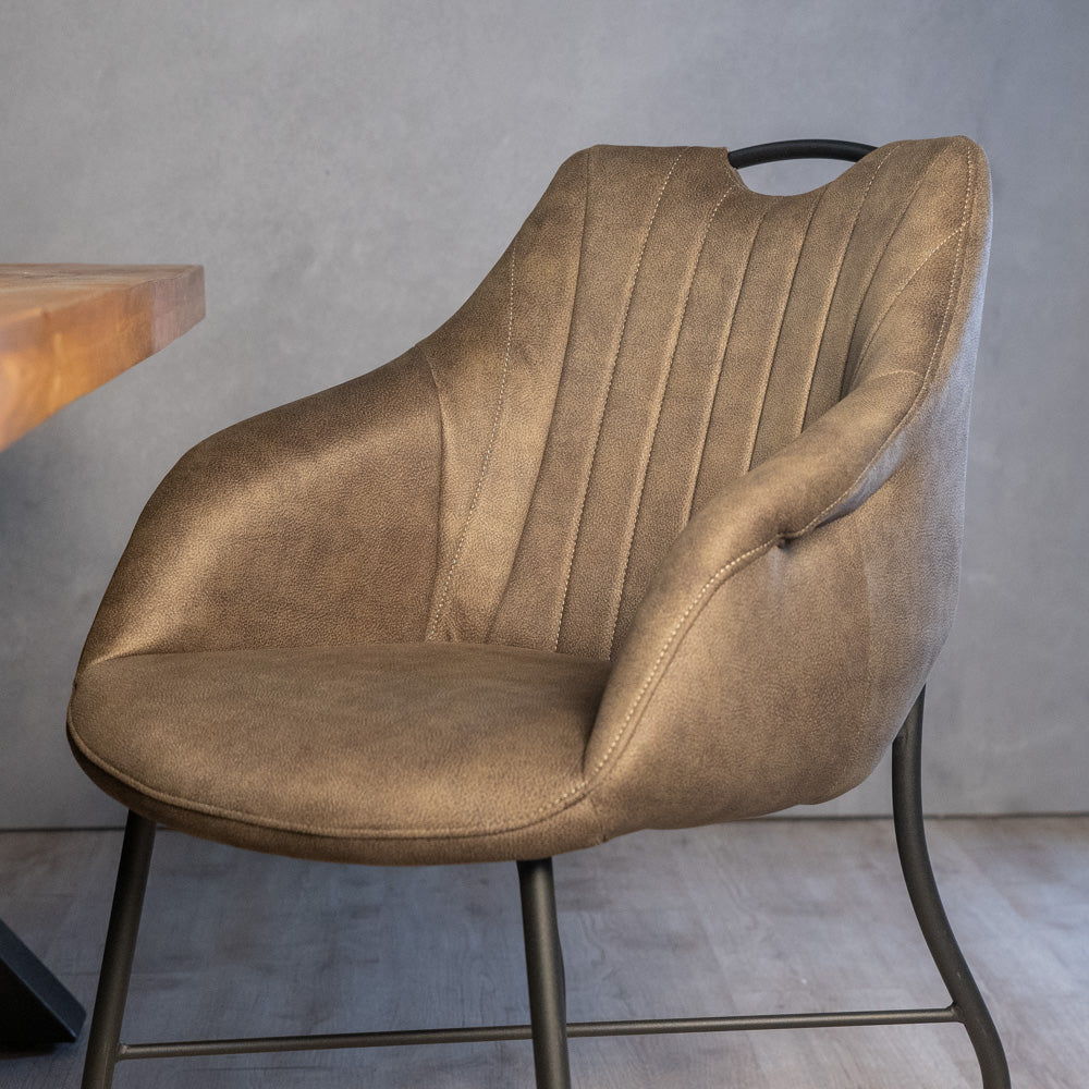 eetkamerstoel met wieltjes groen