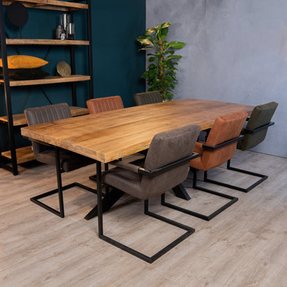 Eettafel Apollo | Mangohout | Naturel