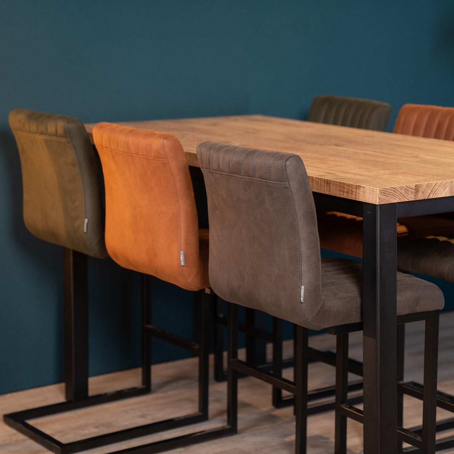 mangohout uitstraling bartafel duncan 