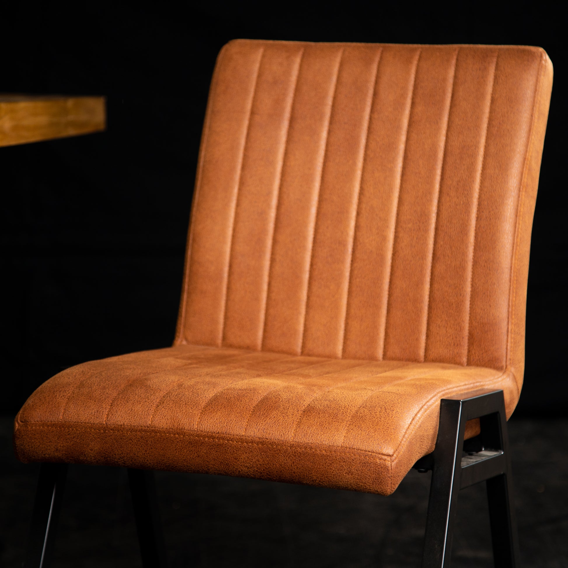 matz cognac eetkamerstoel