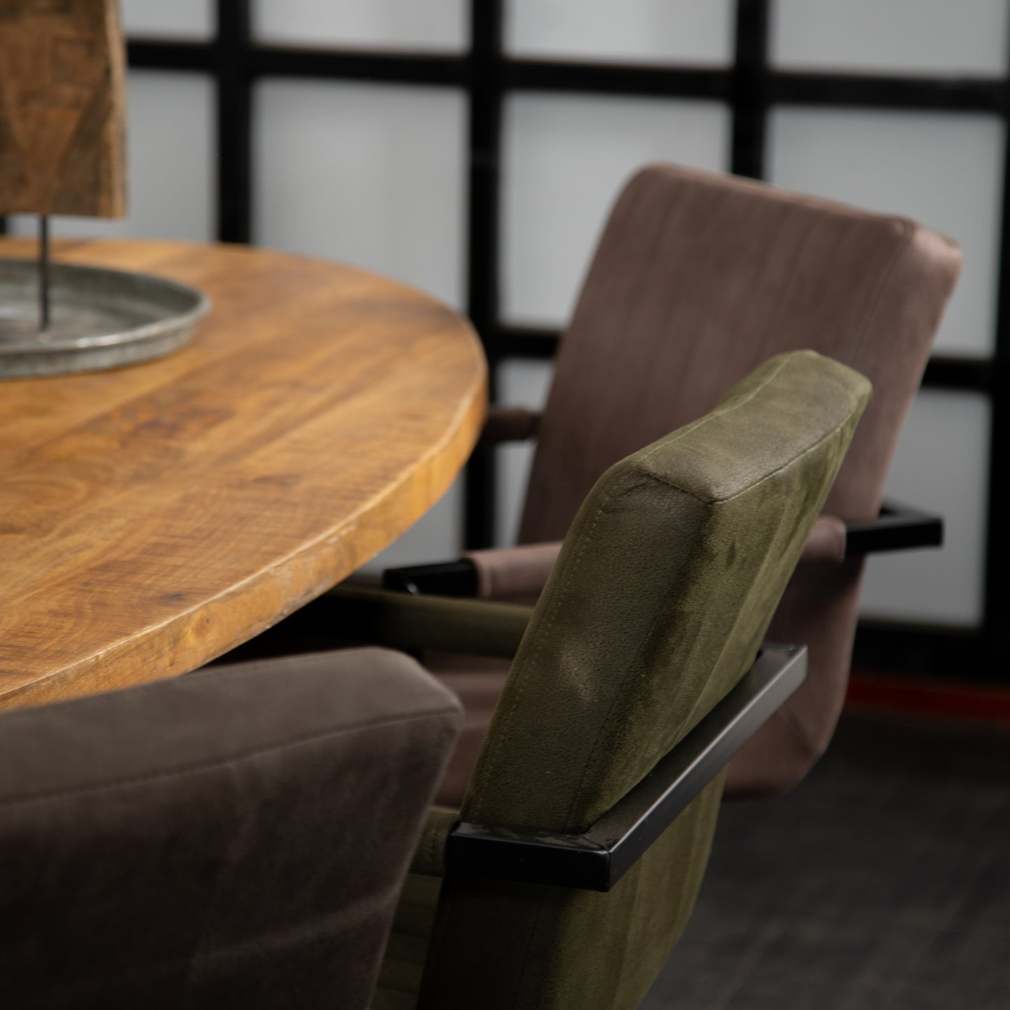 Eetkamerstoel Milo | Cognac Microvezel