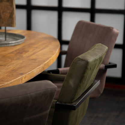 Eetkamerstoel Milo | Cognac Microvezel