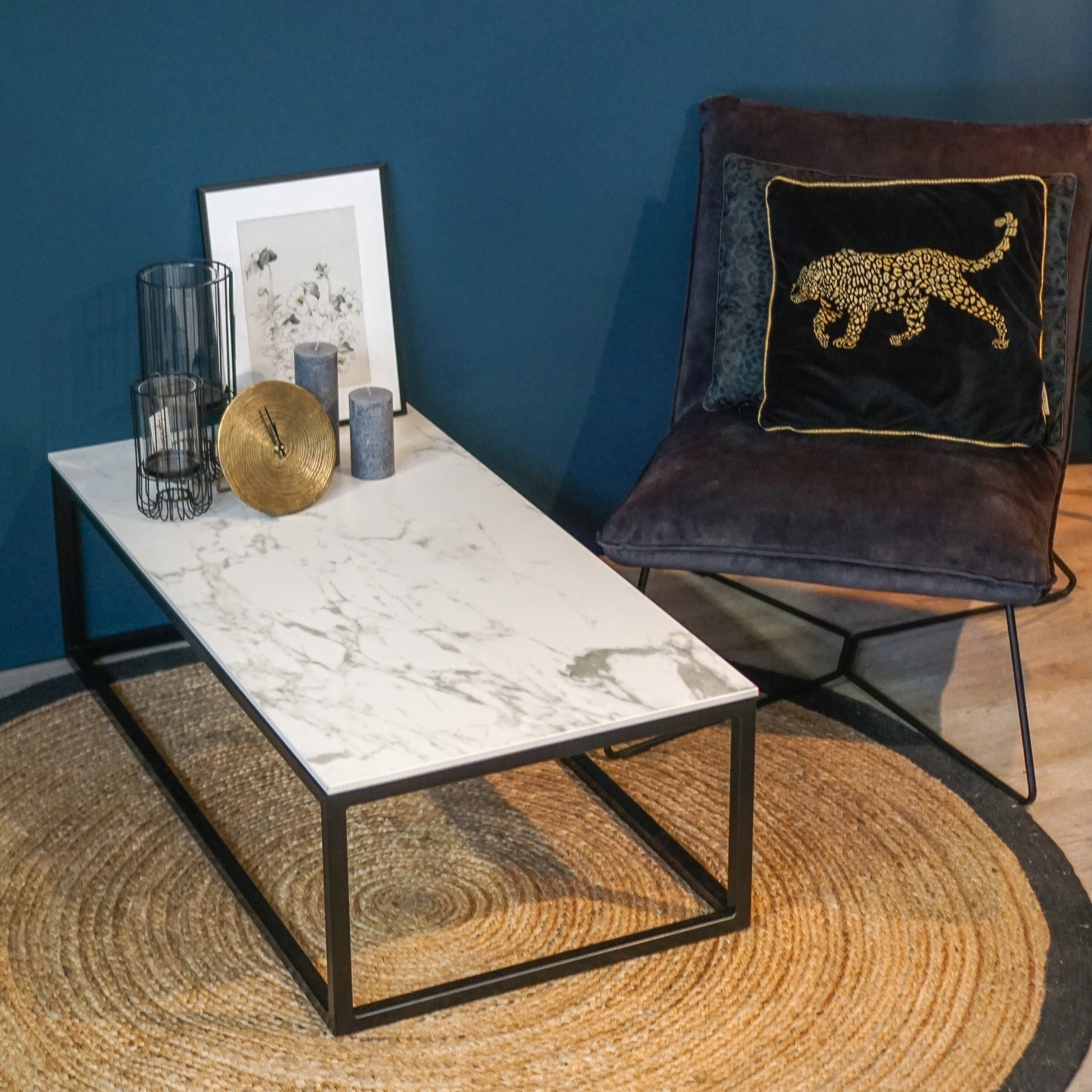 Marmeren Salontafel 120x60 Mat Wit