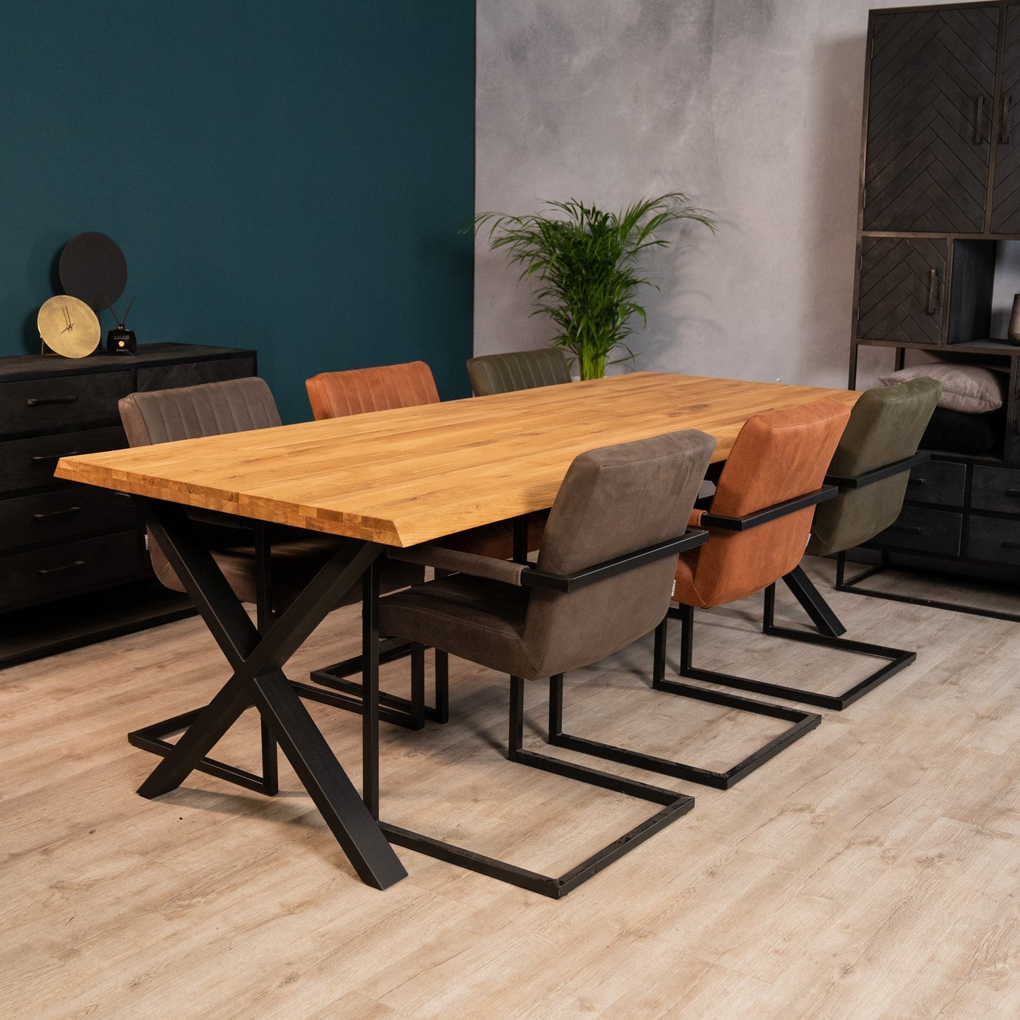 Eettafel Thorben | Eikenhout | Geolied