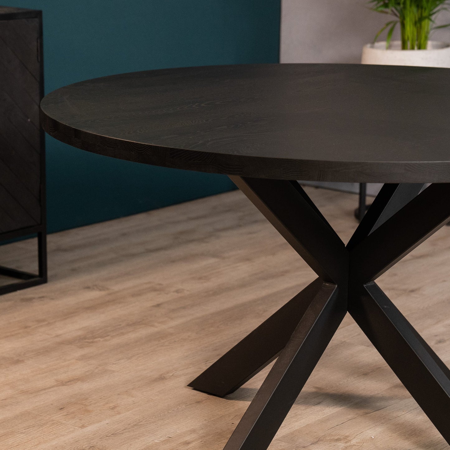 Eettafel Elin | Eikenhout | Zwart