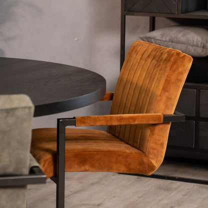 Eettafel Elin | Eikenhout | Zwart