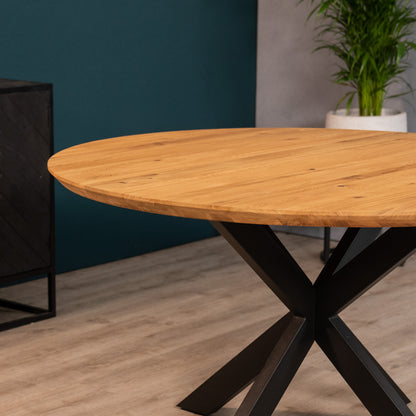 Eettafel Elin | Eikenhout | Geolied