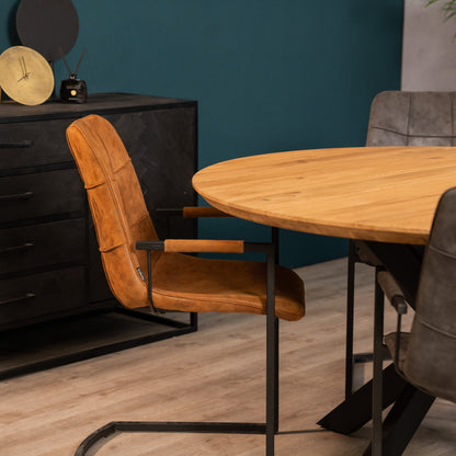 Eettafel Elin | Eikenhout | Geolied