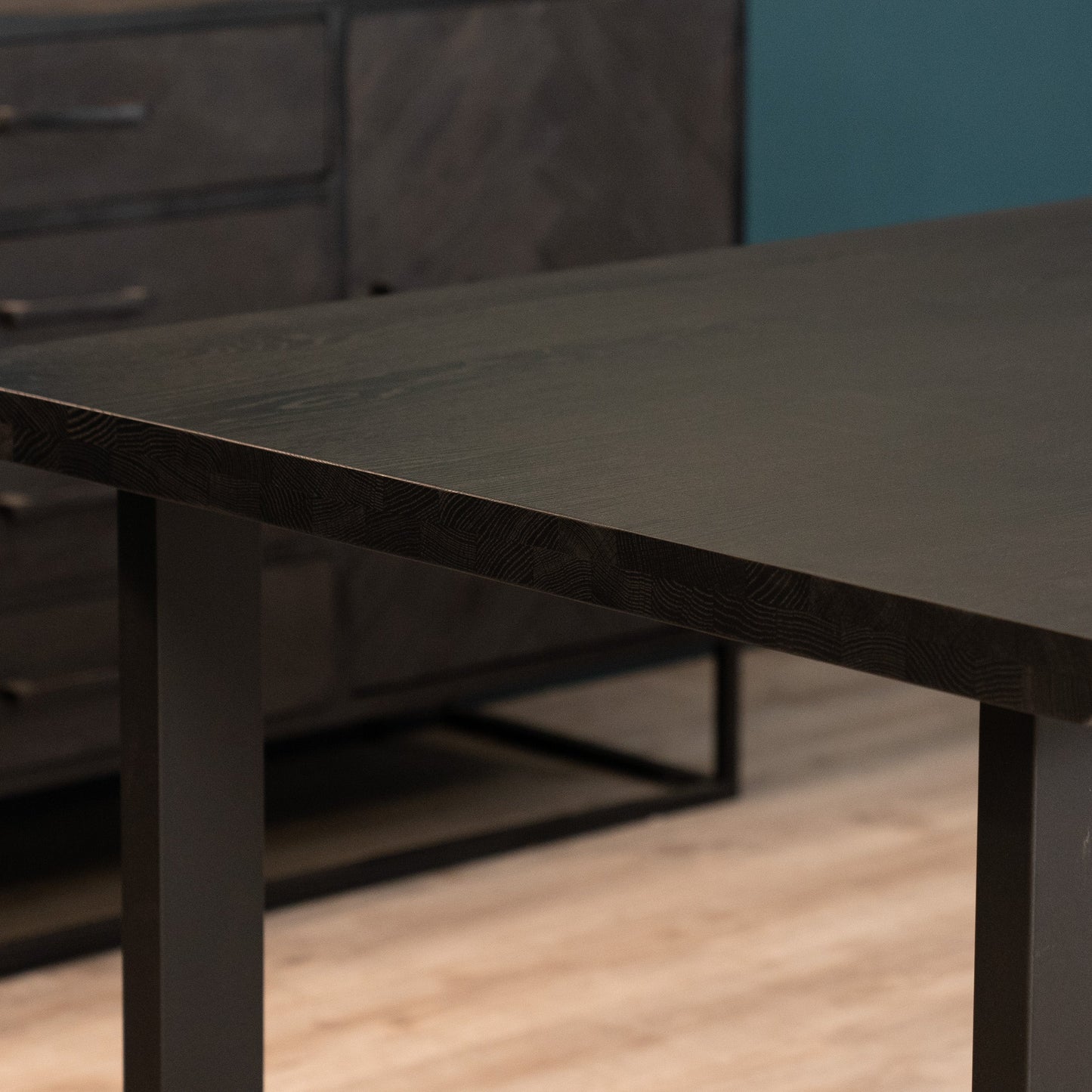 Eettafel Thorben | Eikenhout | Zwart