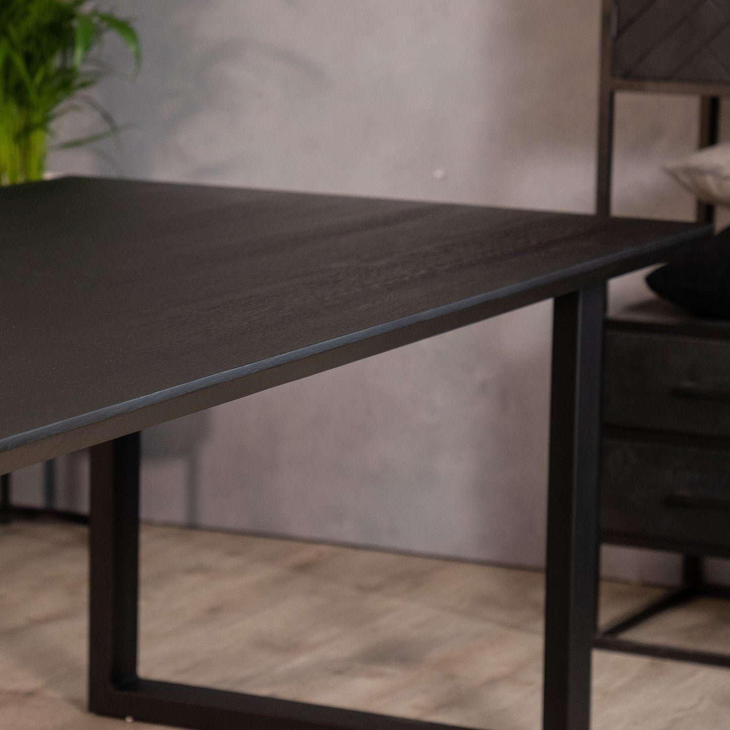 Eettafel Thorben | Eikenhout | Zwart