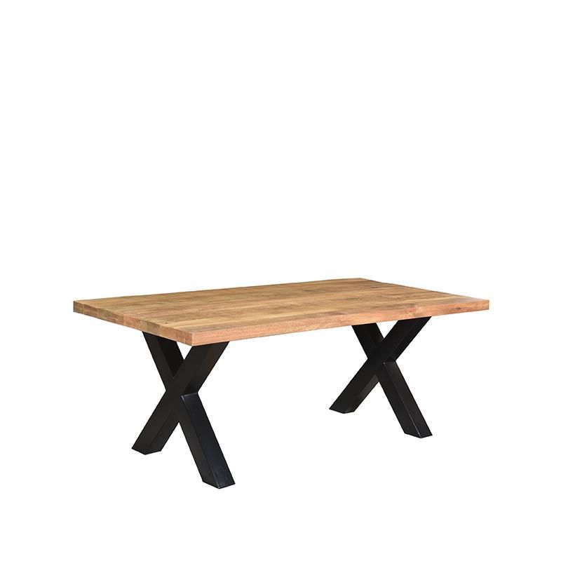 witfoto mangohout eettafel x poot
