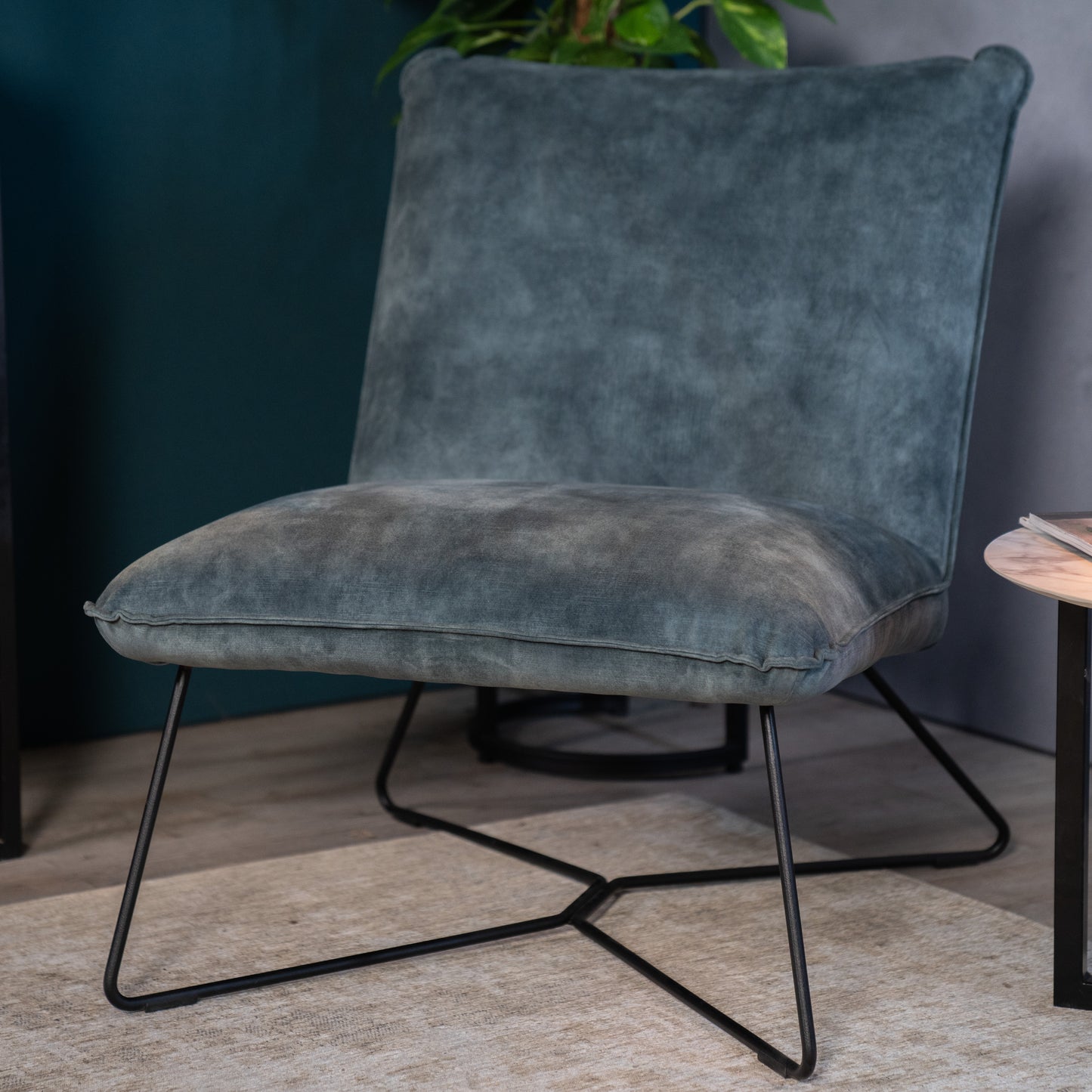 Fauteuil Jari Licht blauw