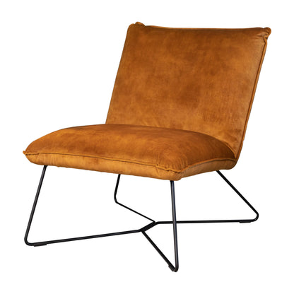 Fauteuil Jari | Geel Velvet