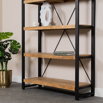 mangohouten boekenkast britt