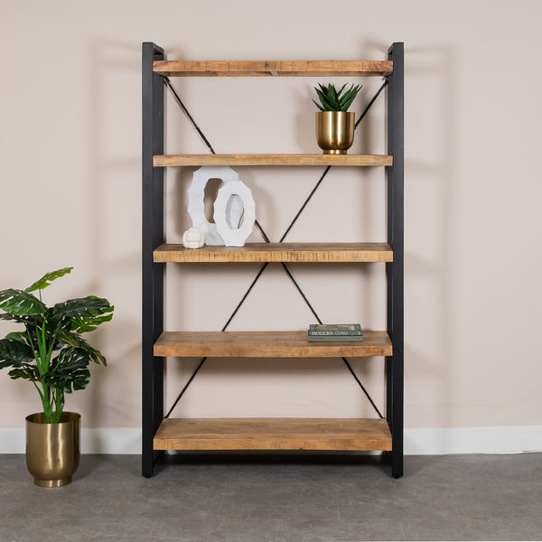 MeubelBaas boekenkast britt mangohout