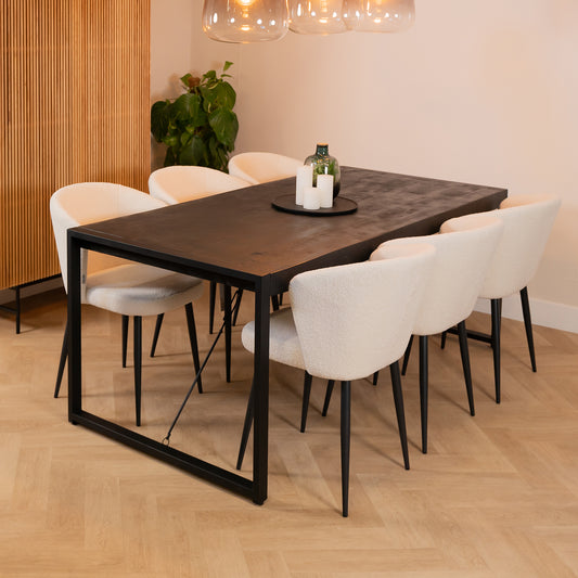 Eettafel Britt Black