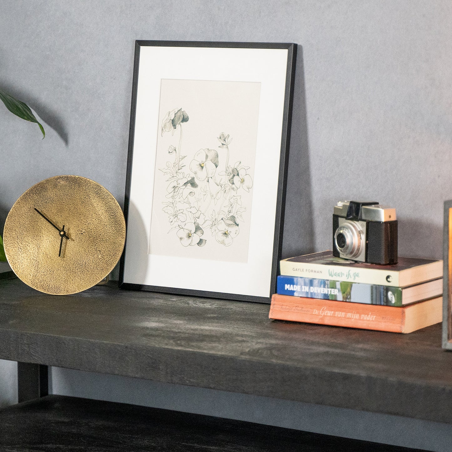 Dressoir Britt Black | 2 deuren 3 lades