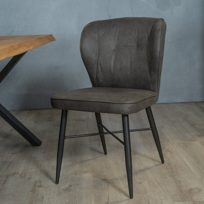 Eetkamerstoel Beauty | Antraciet