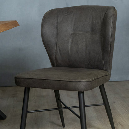 Eetkamerstoel Beauty | Antraciet