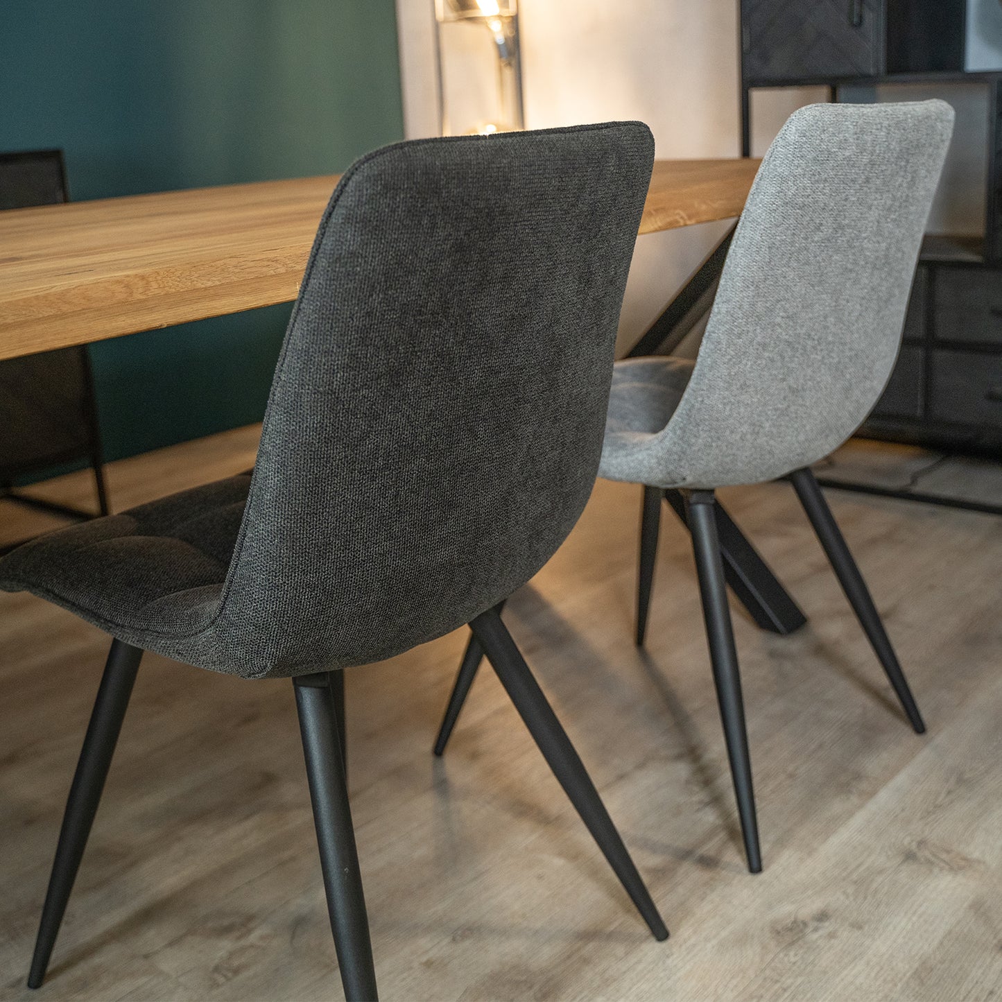 Eetkamerstoel Jelt | Weave Antraciet Weave