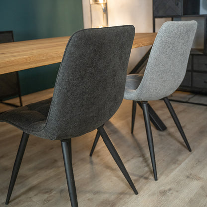 Eetkamerstoel Jelt | Weave Antraciet Weave