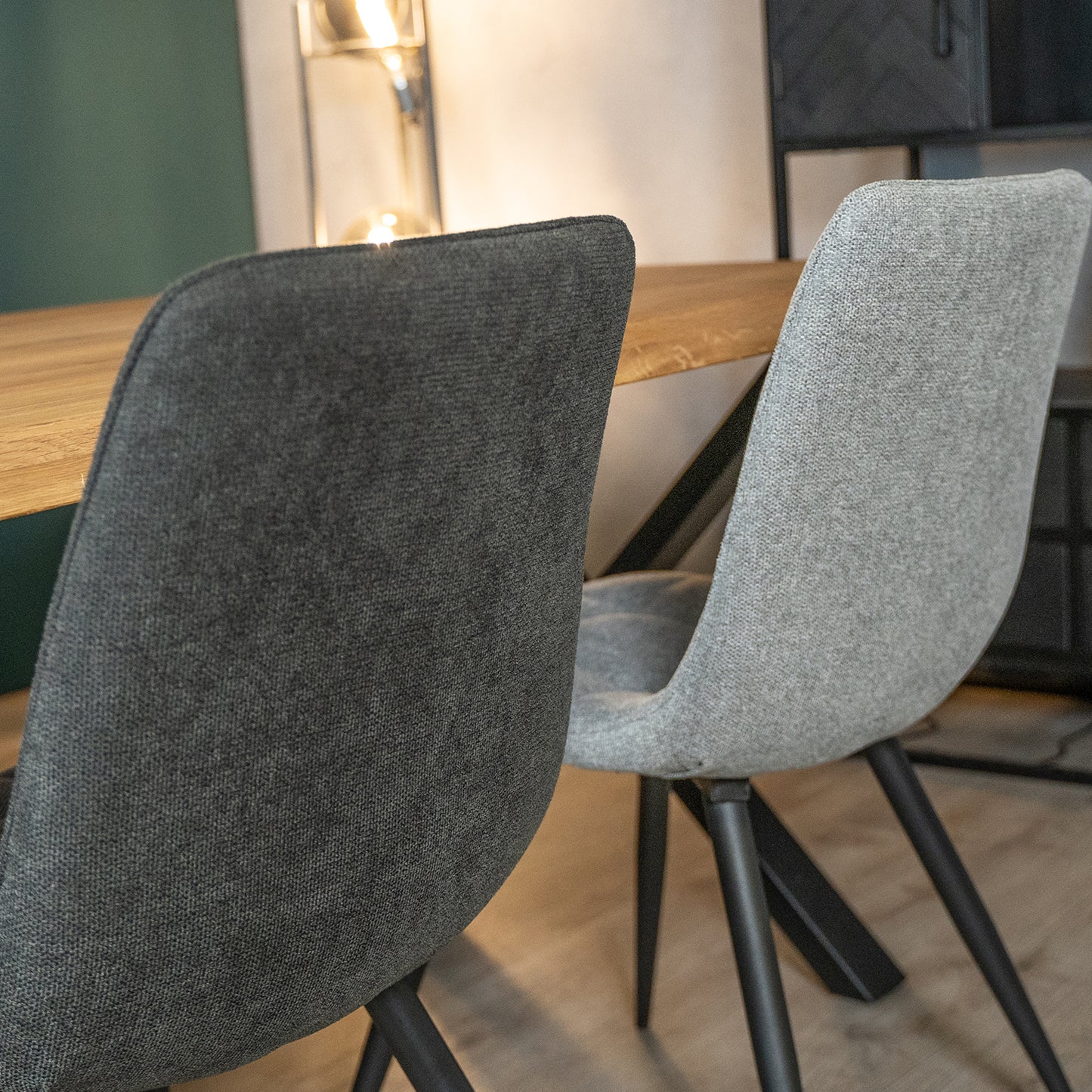 Eetkamerstoel Jelt | Weave Antraciet Weave