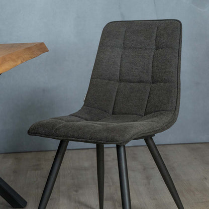 Eetkamerstoel Jelt | Weave Antraciet Weave