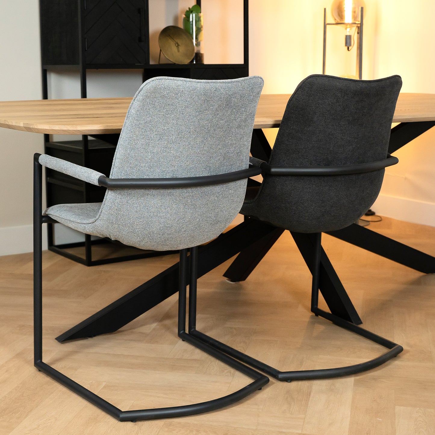 Eetkamerstoel Bono Zinc weave