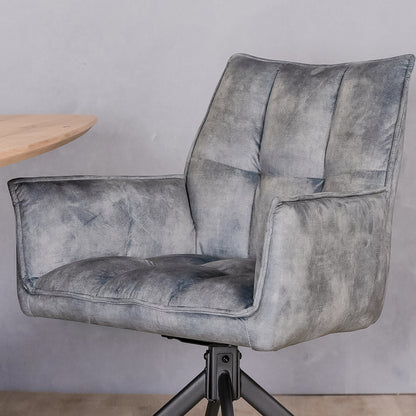 velvet eetkamerstoel dinant