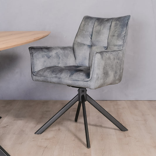 velvet eetkamerstoel dinant