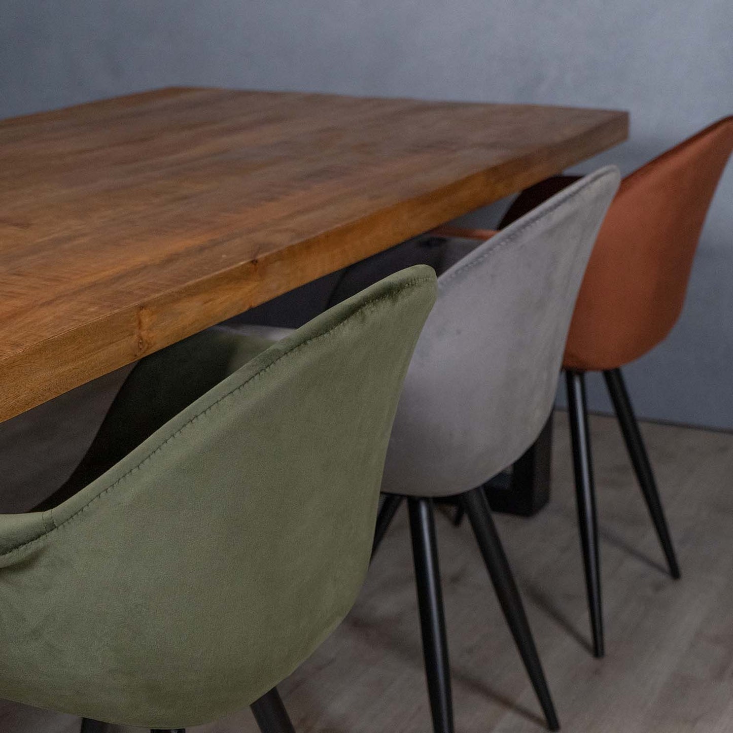 Eetkamerstoel Forli | Rust fluweel